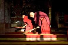 Monks sweeping 600x400